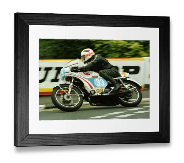 Framed Print : Stuart Noon (Yamaha) 1979 Formula Two TT Framed Print : Stuart Noon (Yamaha) 1979 Formula Two TT