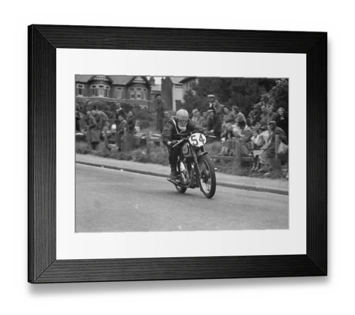 Framed Print : A E Heath (Norton) 1950 Junior Clubman TT Framed Print : A E Heath (Norton) 1950 Junior Clubman TT