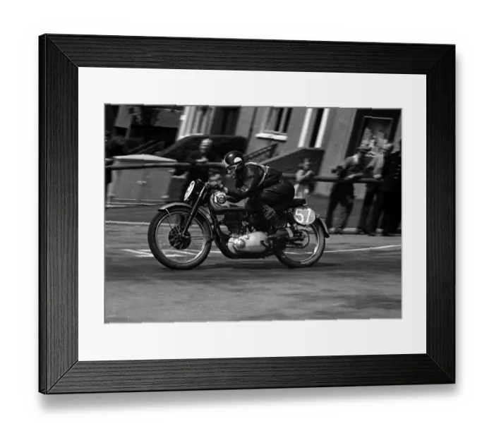 Framed Print : G R Brown (BSA) 1953 Junior Clubman TT Framed Print : G R Brown (BSA) 1953 Junior Clubman TT