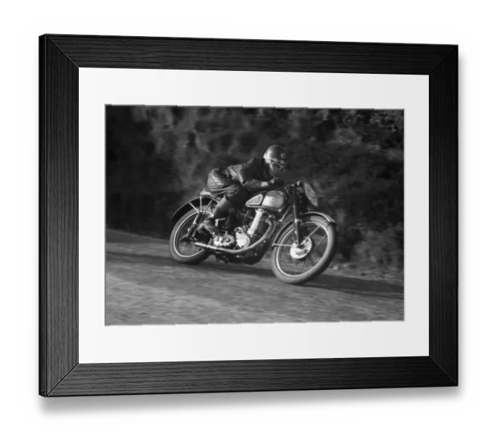 Framed Print : G E Gibson (BSA) 1952 Junior Clubman TT Framed Print : G E Gibson (BSA) 1952 Junior Clubman TT