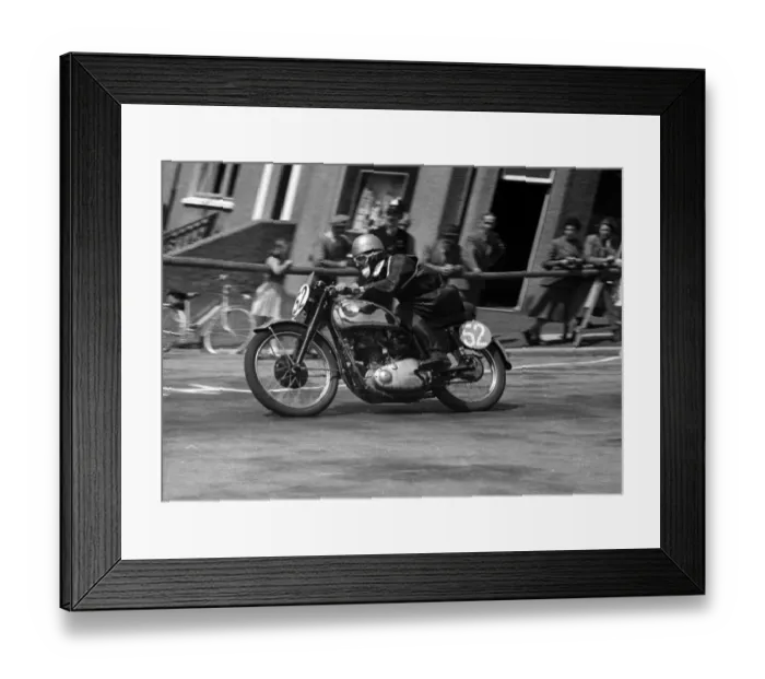 Framed Print : Phil Palmer (BSA) 1953 Junior Clubman TT Framed Print : Phil Palmer (BSA) 1953 Junior Clubman TT