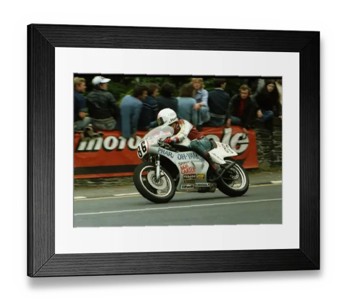 Framed Print : Ron Haslam (Pharaoh Yamaha) 1979 Classic TT Framed Print : Ron Haslam (Pharaoh Yamaha) 1979 Classic TT