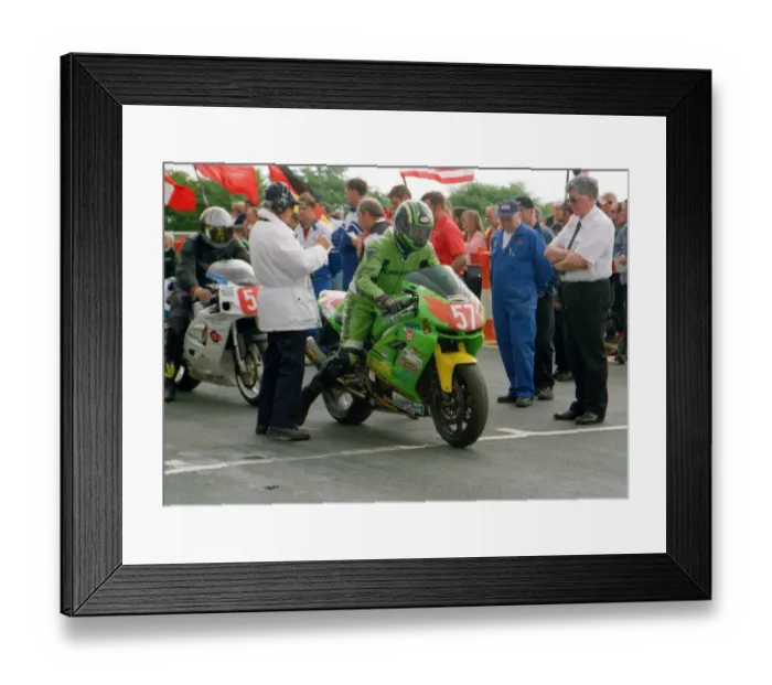 Framed Print : Mirko Kalsek (Kawasaki) 1999 Production TT Framed Print : Mirko Kalsek (Kawasaki) 1999 Production TT