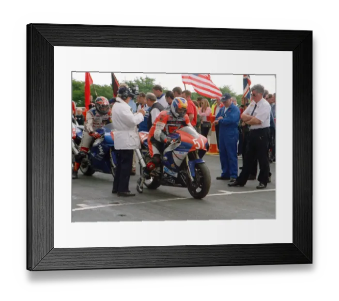 Framed Print : Christophe Di-Marino (Yamaha) 1999 Production TT Framed Print : Christophe Di-Marino (Yamaha) 1999 Production TT