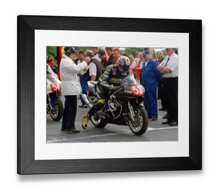 Framed Print : Trevor Stokes (Kawasaki) 1999 Production TT Framed Print : Trevor Stokes (Kawasaki) 1999 Production TT