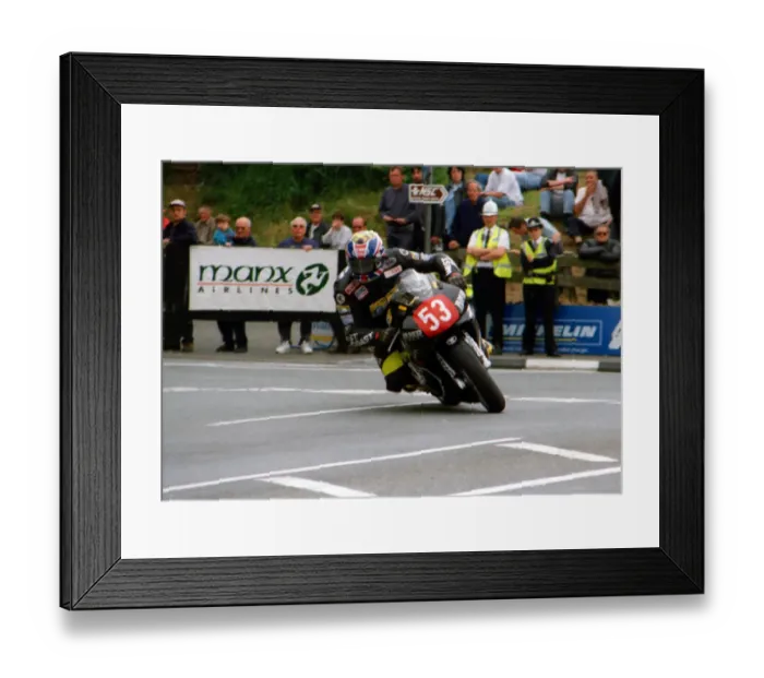 Framed Print : Trevor Stokes (Kawasaki) 1999 Production TT Framed Print : Trevor Stokes (Kawasaki) 1999 Production TT