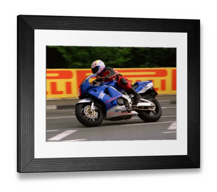 Framed Print : Derek Lloyd (Honda) 1999 Production TT Framed Print : Derek Lloyd (Honda) 1999 Production TT