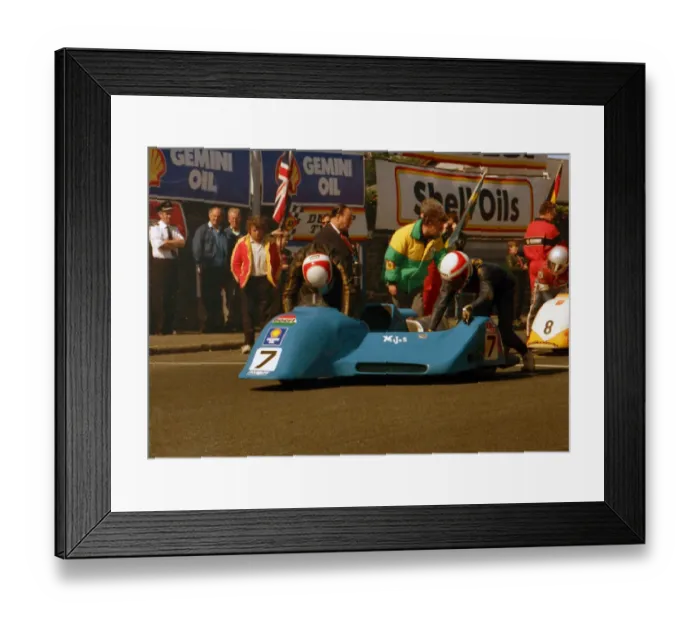 Framed Print : Derek Plummer & Brian Marris (Ireson Yamaha) 1988 Sidecar TT Framed Print : Derek Plummer & Brian Marris (Ireson Yamaha) 1988 Sidecar TT