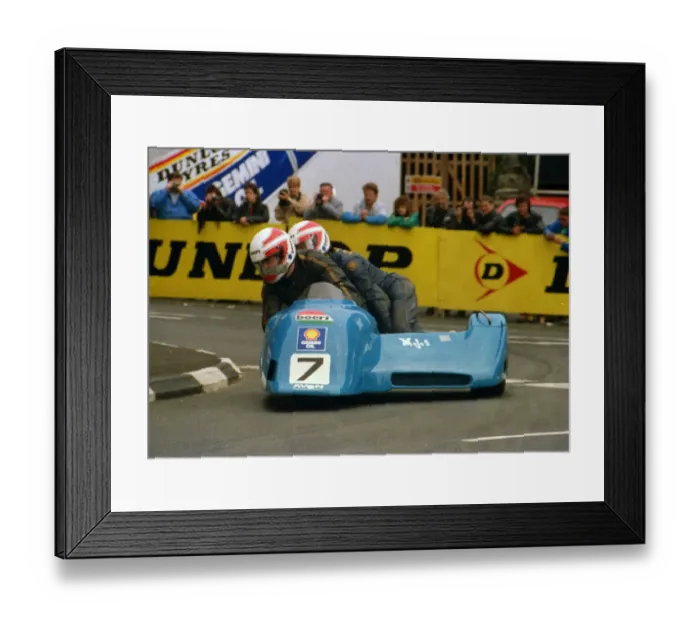 Framed Print : Dennis Plummer & Brian Marris (Ireson Yamaha) 1988 Sidecar TT Framed Print : Dennis Plummer & Brian Marris (Ireson Yamaha) 1988 Sidecar TT