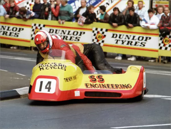 Eric Cornes & Graham Wellington (Ireson Yamaha) 1989 Sidecar TT