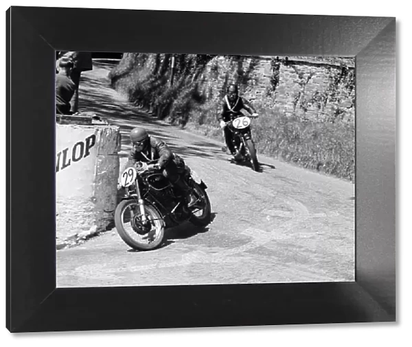 Phil Heath (AJS) 1949 Junior TT