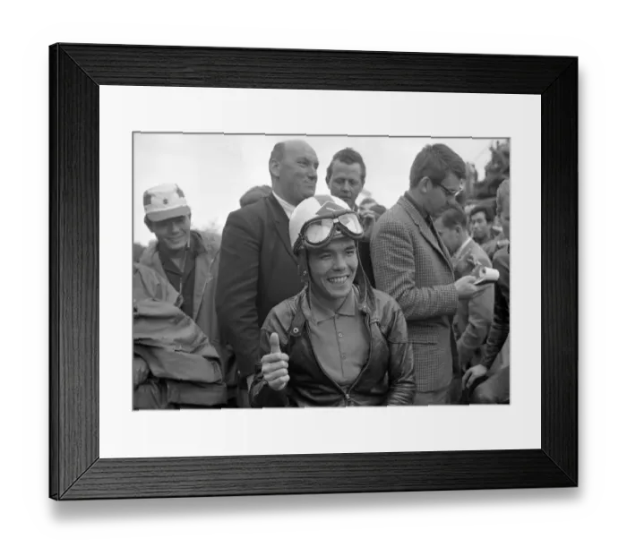 Framed Print : Mitsuo Itoh (Suzuki) 1963 50cc TT Framed Print : Mitsuo Itoh (Suzuki) 1963 50cc TT