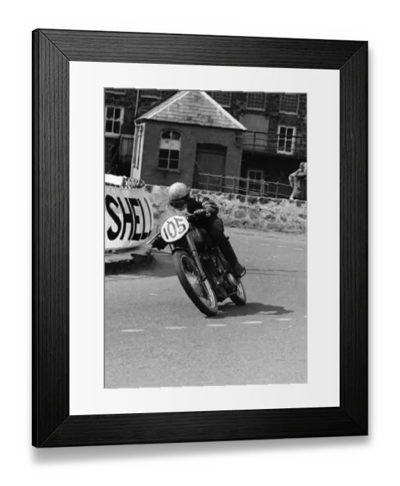 Framed Print : Ken Burton (Excelsior) 1950 Lightweight Ulster Grand Prix Framed Print : Ken Burton (Excelsior) 1950 Lightweight Ulster Grand Prix