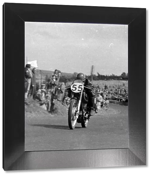 Charlie Gray (AJS) 1950 Junior Ulster Grand Prix