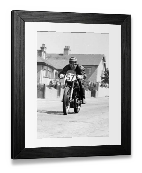 Framed Print : Humphrey Ranson (AJS) 1950 Junior TT Framed Print : Humphrey Ranson (AJS) 1950 Junior TT