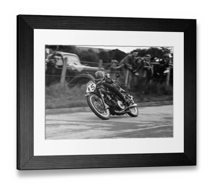Framed Print : Bruno Ruffo (Guzzi) 1951 Lightweight Ulster Grand Prix Framed Print : Bruno Ruffo (Guzzi) 1951 Lightweight Ulster Grand Prix