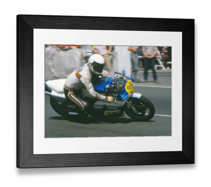 Framed Print : Mark Johns (Suzuki) 1984 Senior TT Framed Print : Mark Johns (Suzuki) 1984 Senior TT