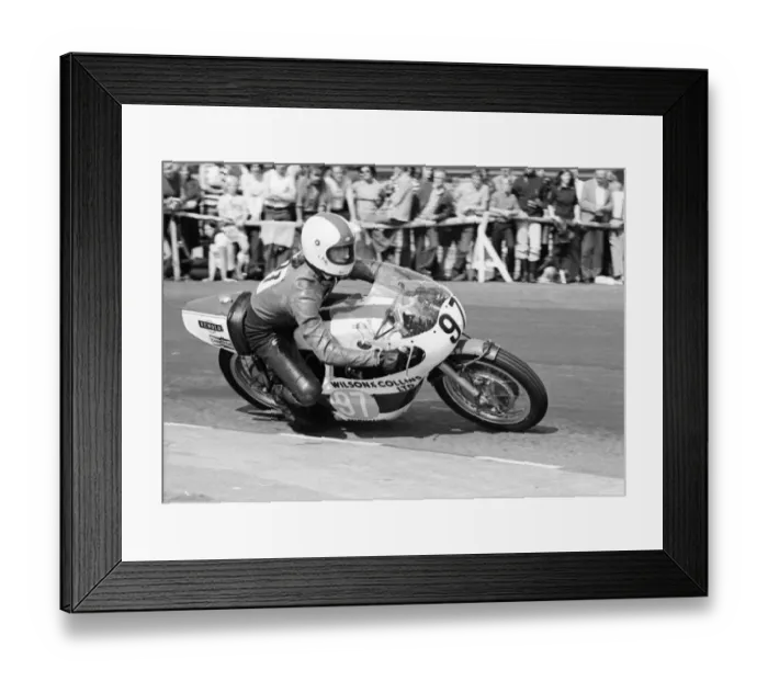 Framed Print : Ronnie Russell (Yamaha) 1975 Junior Manx Grand Prix Framed Print : Ronnie Russell (Yamaha) 1975 Junior Manx Grand Prix