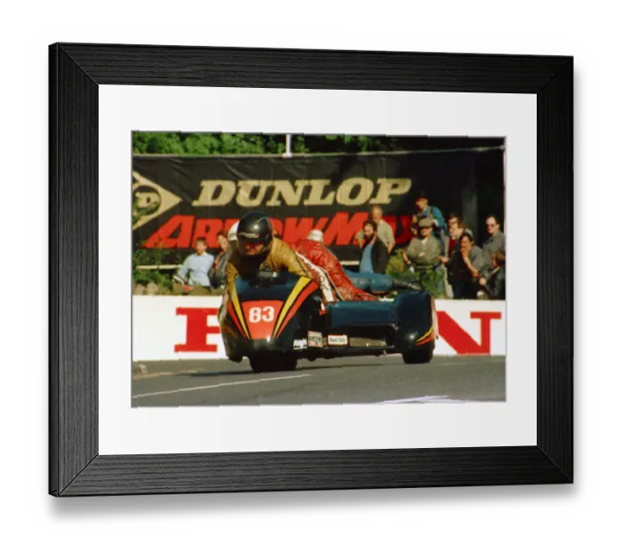 Framed Print : John Hartell & Nick Roche (CWH Armstrong) 1987 Sidecar TT Framed Print : John Hartell & Nick Roche (CWH Armstrong) 1987 Sidecar TT