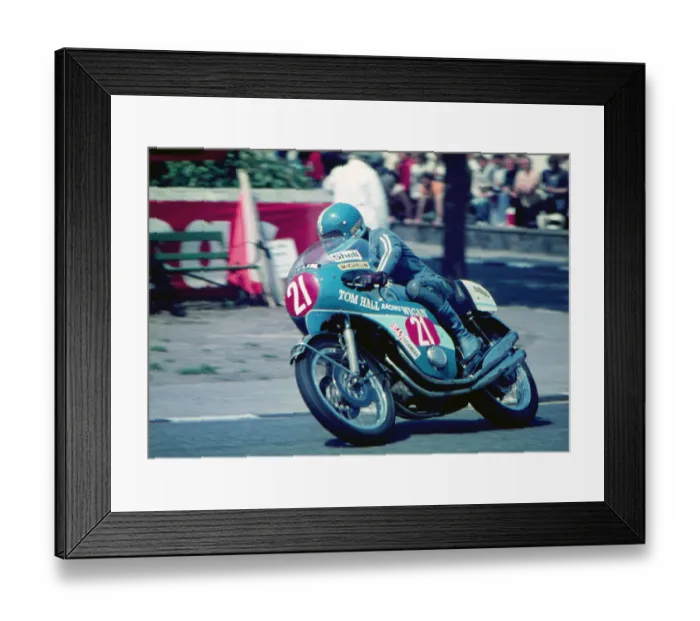 Framed Print : Keith Trubshaw (Honda) 1976 Production TT Framed Print : Keith Trubshaw (Honda) 1976 Production TT