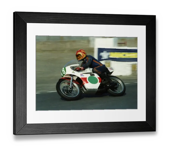 Framed Print : Courtney Junk (Yamaha) 1978 Junior TT Framed Print : Courtney Junk (Yamaha) 1978 Junior TT
