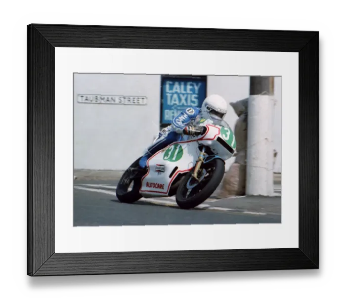 Framed Print : Kenny Harrison (Reeves Cotton) 1982 Junior TT Framed Print : Kenny Harrison (Reeves Cotton) 1982 Junior TT