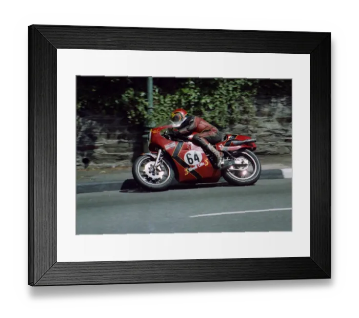 Framed Print : Andy McGladdery (Suzuki) 1982 Classic TT Framed Print : Andy McGladdery (Suzuki) 1982 Classic TT