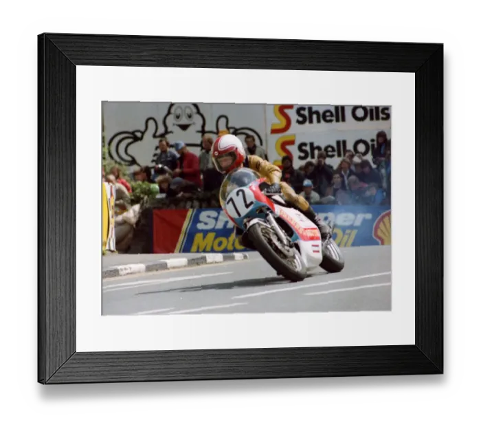 Framed Print : Mick Chatterton (Yamaha) 1982 Classic TT Framed Print : Mick Chatterton (Yamaha) 1982 Classic TT