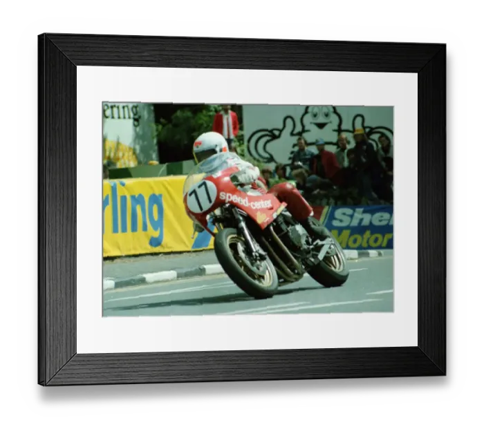 Framed Print : Hermann Fuleda (Kawasaki) 1982 Classic TT Framed Print : Hermann Fuleda (Kawasaki) 1982 Classic TT