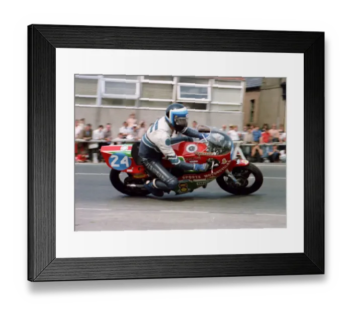 Framed Print : Howard Lees (Ducati) 1982 Formula Two TT Framed Print : Howard Lees (Ducati) 1982 Formula Two TT