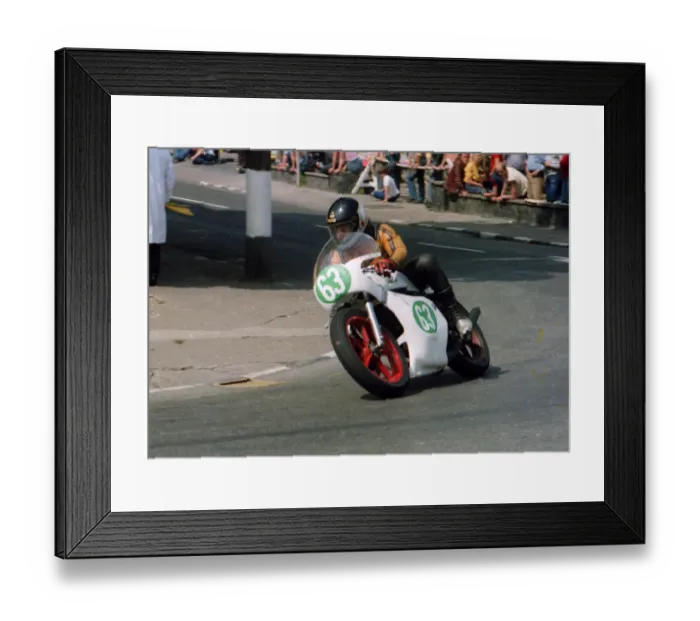 Framed Print : Ernst Grandegger (Yamaha) 1982 Junior TT Framed Print : Ernst Grandegger (Yamaha) 1982 Junior TT