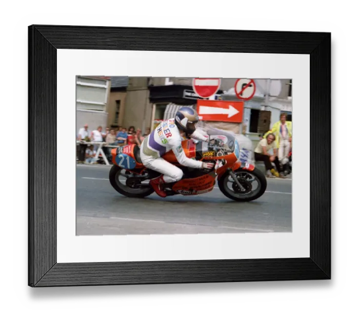Framed Print : Malcolm Wheeler (Brightman Laverda) 1982 Formula Two TT Framed Print : Malcolm Wheeler (Brightman Laverda) 1982 Formula Two TT