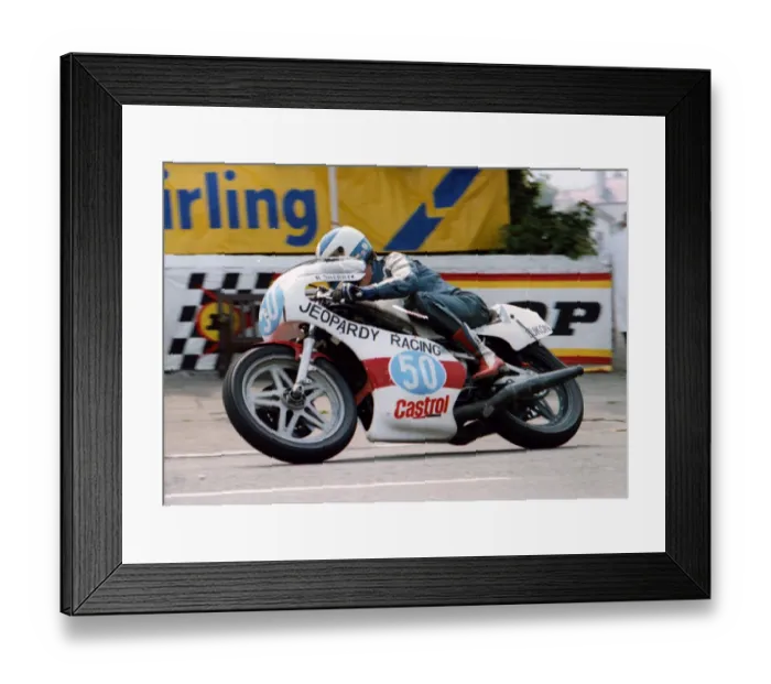 Framed Print : Ronan Sherry (Yamaha) 1982 Formula Two TT Framed Print : Ronan Sherry (Yamaha) 1982 Formula Two TT
