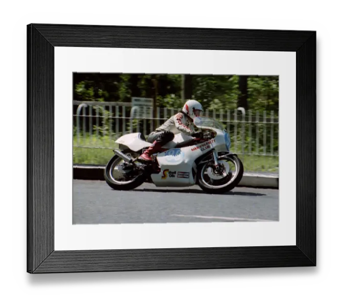 Framed Print : Kenny Shepherd (Yamaha) 1982 350 TT Framed Print : Kenny Shepherd (Yamaha) 1982 350 TT