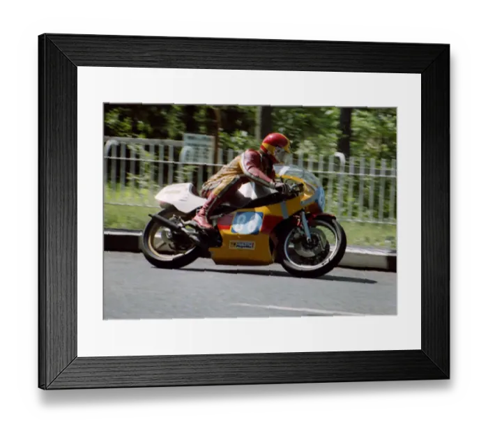 Framed Print : Gary Padgett (Yamaha) 1982 350 TT Framed Print : Gary Padgett (Yamaha) 1982 350 TT