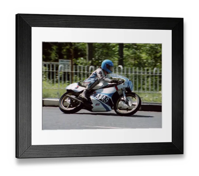 Framed Print : Rene Delaby (Yamaha) 1982 350 TT Framed Print : Rene Delaby (Yamaha) 1982 350 TT