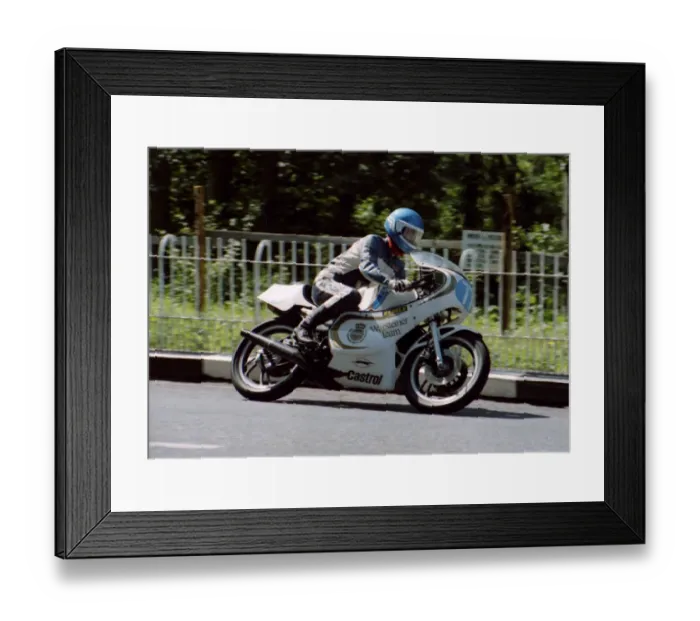 Framed Print : Reinhard Koberstein (Yamaha) 1982 350 TT Framed Print : Reinhard Koberstein (Yamaha) 1982 350 TT