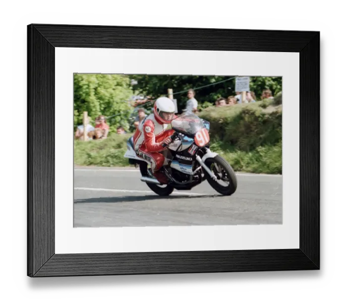 Framed Print : Ralph Sutcliffe (Suzuki) 1984 Production TT Framed Print : Ralph Sutcliffe (Suzuki) 1984 Production TT