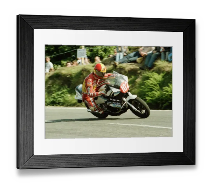 Framed Print : Gary Padgett (Suzuki) 1984 Production TT Framed Print : Gary Padgett (Suzuki) 1984 Production TT