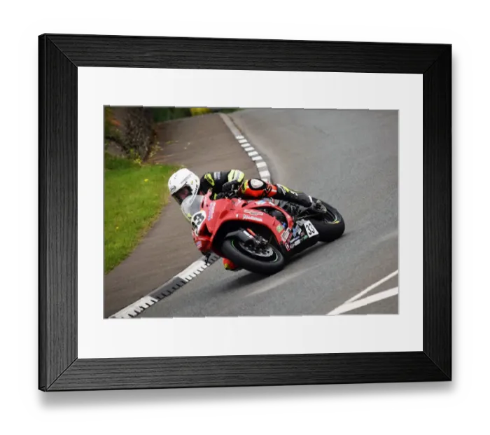 Framed Print : Frank Gallagher (Kawasaki) 2019 Senior TT Framed Print : Frank Gallagher (Kawasaki) 2019 Senior TT