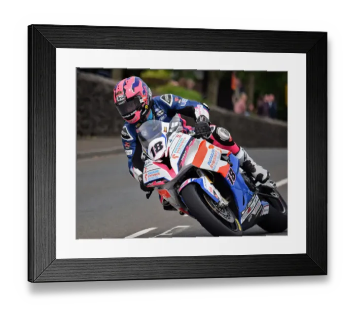 Framed Print : Davey Todd (BMW) 2019 Superbike TT Framed Print : Davey Todd (BMW) 2019 Superbike TT