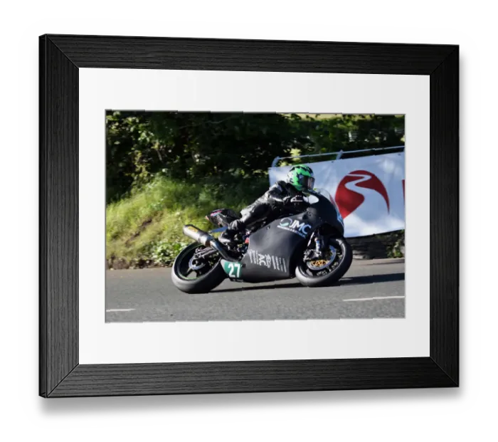 Framed Print : Darren Cooper (Kawasaki) 2019 Lightweight TT Framed Print : Darren Cooper (Kawasaki) 2019 Lightweight TT