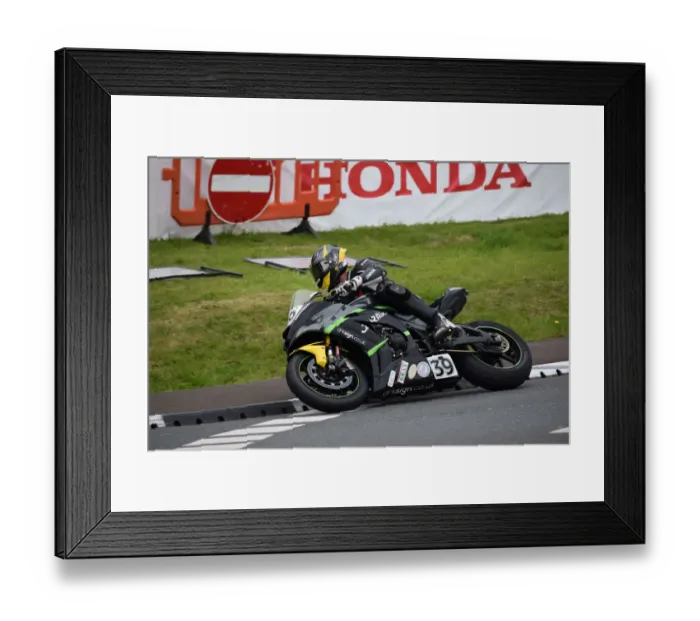 Framed Print : Joe Ackroyd (Kawasaki) 2019 Senior TT Framed Print : Joe Ackroyd (Kawasaki) 2019 Senior TT