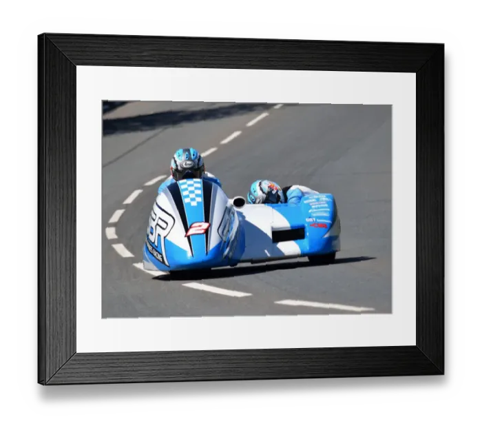 Framed Print : John Holden & Lee Cain (Honda) 2019 Sidecar TT Framed Print : John Holden & Lee Cain (Honda) 2019 Sidecar TT