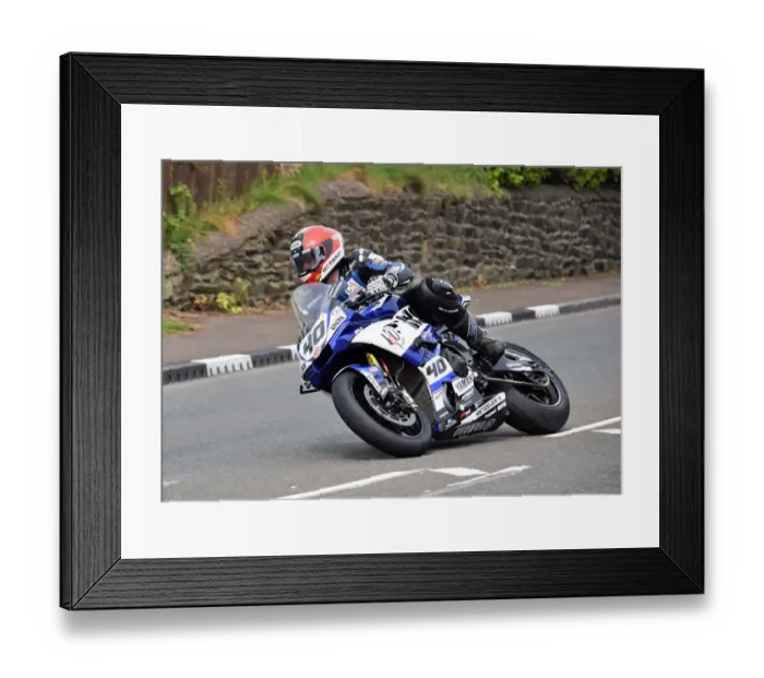 Framed Print : Horst Saiger (Yamaha) 2019 Senior TT Framed Print : Horst Saiger (Yamaha) 2019 Senior TT