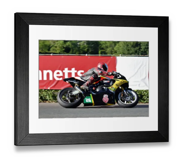 Framed Print : Michael Dukoupil (Kawasaki) 2019 Lightweight TT Framed Print : Michael Dukoupil (Kawasaki) 2019 Lightweight TT