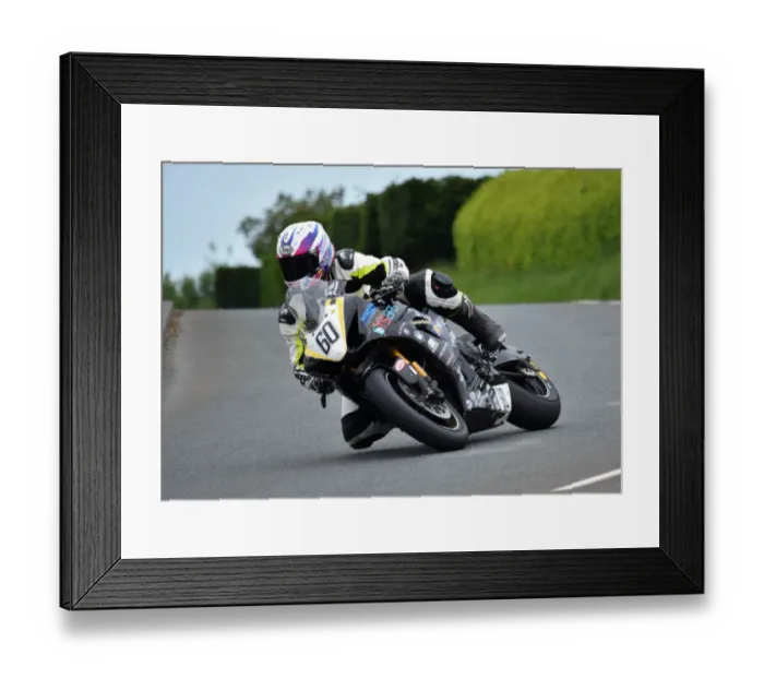 Framed Print : Forest Dunn (Suzuki) 2019 Senior TT Framed Print : Forest Dunn (Suzuki) 2019 Senior TT