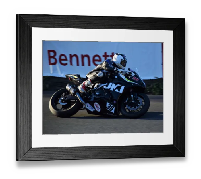 Framed Print : Marc Ironside (Suzuki) 2019 Senior TT Framed Print : Marc Ironside (Suzuki) 2019 Senior TT