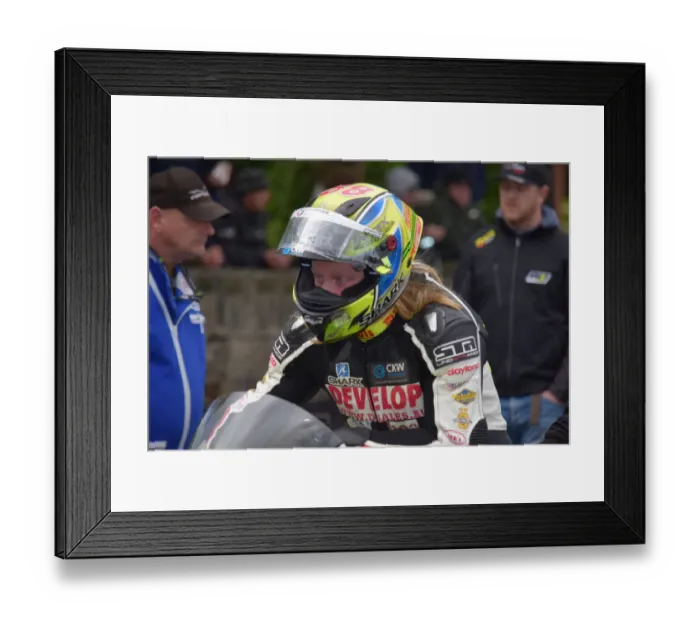 Framed Print : Josh Daley (Kawasaki) 2019 Supersport TT Framed Print : Josh Daley (Kawasaki) 2019 Supersport TT
