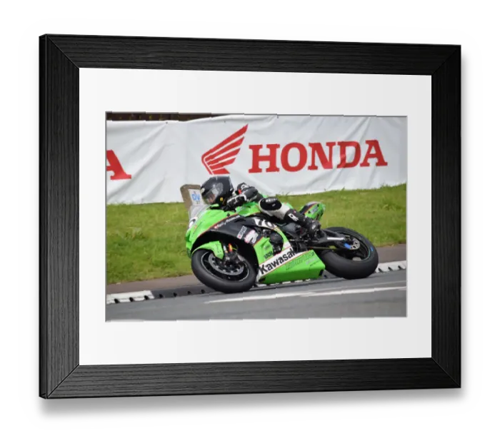 Framed Print : Lukas Maurer (Kawasaki) 2019 Senior TT Framed Print : Lukas Maurer (Kawasaki) 2019 Senior TT